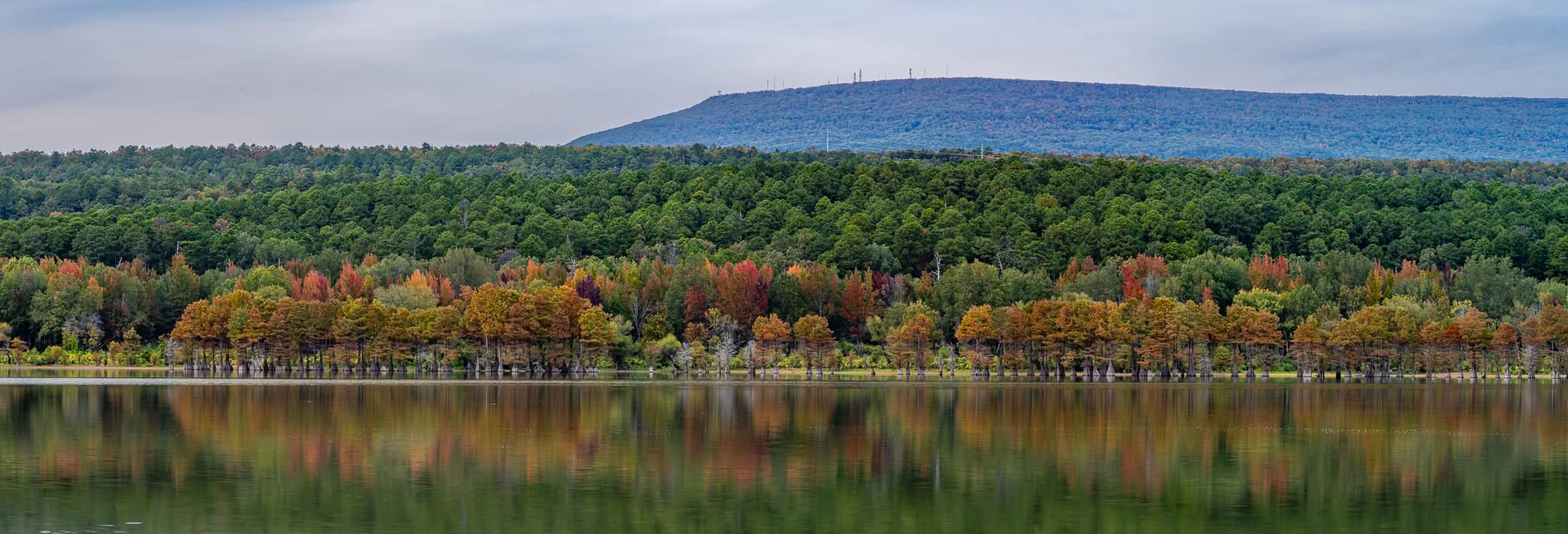 Mt Magazine from Blue Mountain Lake